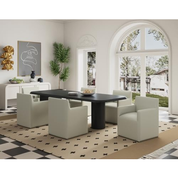 Manhattan Comfort Anna Modern Dining Chair in Stone Grey