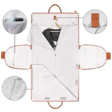 Ytonet Water-Resistant Convertible Garment Bag for Travel