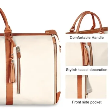 Ytonet Water-Resistant Convertible Garment Bag for Travel