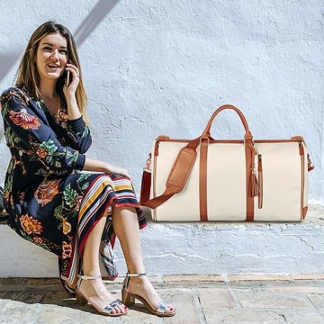 Ytonet Water-Resistant Convertible Garment Bag for Travel