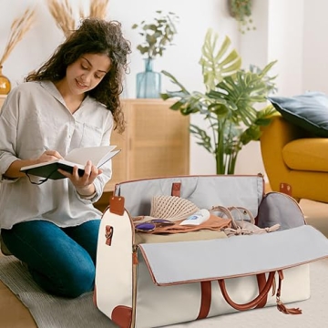 Ytonet Water-Resistant Convertible Garment Bag for Travel