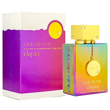 Armaf Club De Nuit Untold Unisex Eau De Parfum 3.6 Ounce