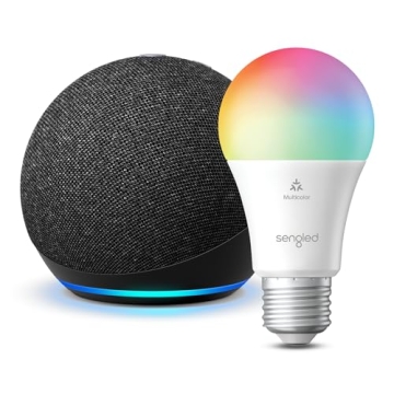 Echo Dot 5th Gen with Sengled Smart Color Bulb Bundle