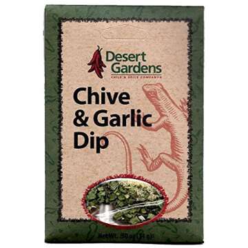Desert Gardens Chive & Garlic Dip Mix (Pack of 4)