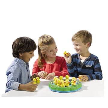 Pressman Lucky Ducks -- The Memory and Matching Game that Moves, 5"