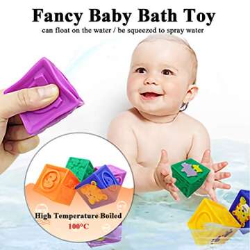 Kingtree Soft Squeeze Baby Blocks for Learning Fun