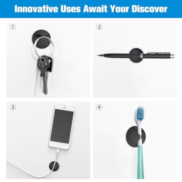 Znben 12 Pack Cable Clips for Ultimate Organization