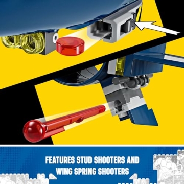 LEGO Marvel X-Men X-Jet Toy with 4 Minifigures for Ages 8+