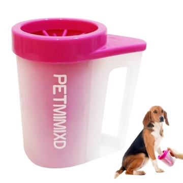 Portable Pet Paw Washer with Handle - Easy Cleaning