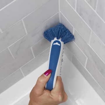 Unger 2-in-1 Grout & Corner Scrubber Brush Tool