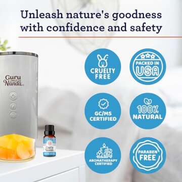 GuruNanda Breathe Easy Essential Oil for Natural Relief