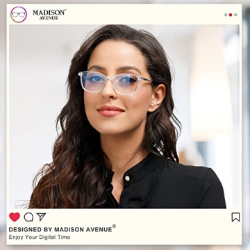 Stylish Madison Avenue Blue Light Blocking Glasses