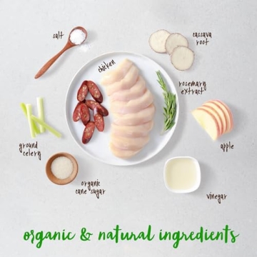 Full Moon Chicken Apple Sausage 12 oz Treats for Dogs