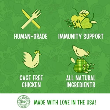 Full Moon Chicken Apple Sausage 12 oz Treats for Dogs