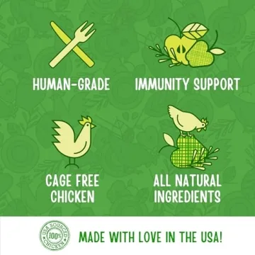 Full Moon Chicken Apple Sausage 12 oz Treats for Dogs