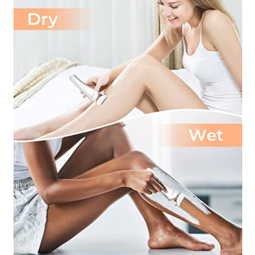 PRITECH Women's Electric Shaver Cordless Waterproof USB Rechargeable