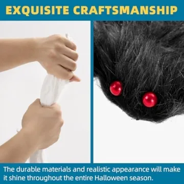 ININ 200" Halloween Spider Web with 250 LEDs and Spider