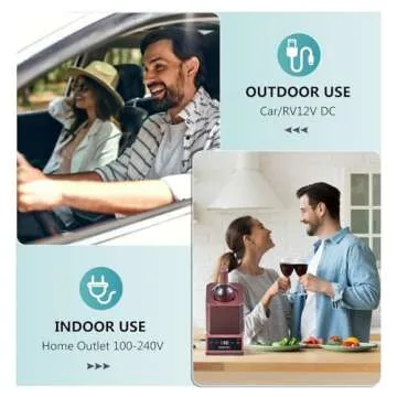 BODEGACOOLER Wine Chiller Electric, Portable Wine Bottle Chiller for 750ml Wine & Some Champagne, Iceless Wine Cooler,Kitchen Bar RV Wine Accessory,Gift for Wine Lovers