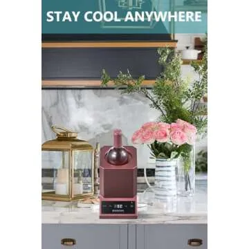 BODEGACOOLER Wine Chiller Electric, Portable Wine Bottle Chiller for 750ml Wine & Some Champagne, Iceless Wine Cooler,Kitchen Bar RV Wine Accessory,Gift for Wine Lovers