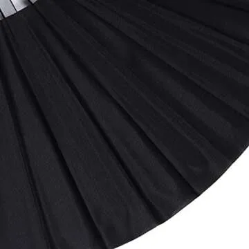 2 Packs Large Folding Hand Fan Handheld Folding Fans Chinese Tai Chi Folding Fan Nylon Cloth Chinese Kung Fu Fan with Holder Sleeve for Men and Women Performance Dance Decorations Festival (Black)