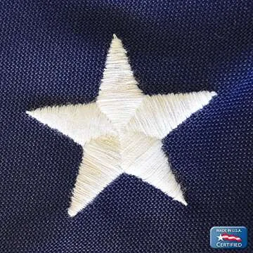 Annin Flagmakers American Flag Tough-Tex Polyester Flag, 3 x 5 Feet (Model 2710) 100% MADE in USA