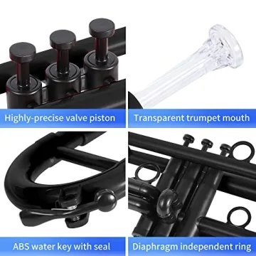 PAMPET Professional C Trumpet - Affordable Plastic Design