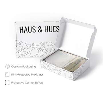 HAUS AND HUES Vintage French Posters - Antique Wall Decor with Vintage Prints, Frame Artwork, and Moody Charm, French-Inspired Posters for a Touch of Tuscany in Your Farmhouse (Walnut Frame, 24x36)