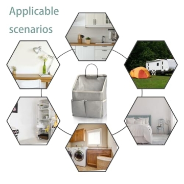 2 Pack Wall Hanging Storage Bag for Home Organization