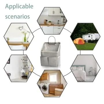 2 Pack Wall Hanging Storage Bag for Home Organization