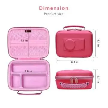 XANAD Hard Case for Sony Alpha ZV-E10/ZV-1 - Pink Carrying Case