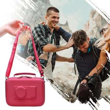 XANAD Hard Case for Sony Alpha ZV-E10/ZV-1 - Pink Carrying Case