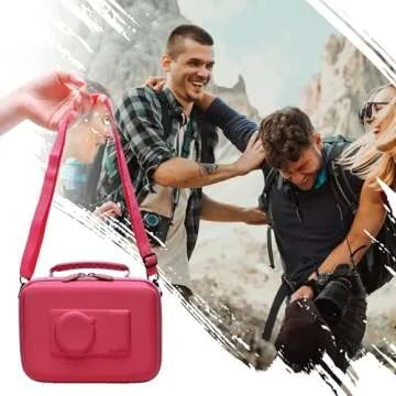 XANAD Hard Case for Sony Alpha ZV-E10/ZV-1 - Pink Carrying Case