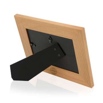 KATE POSH - Mimi I Love You to The Moon and Back Engraved Natural Wood Picture Frame, Grandparent's ...