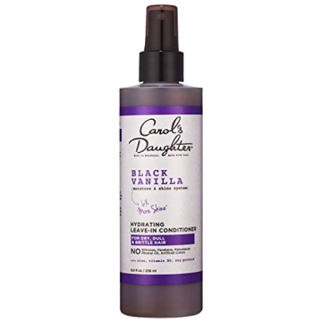Carol's Daughter Black Vanilla Leave In Conditioner for Curly, Wavy or Natural Hair, Moisturizing Ha...