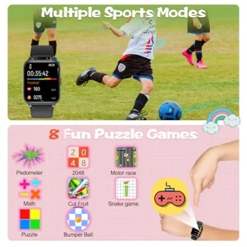 1.85" Kids Smart Watch - AI Features for Fun Learning