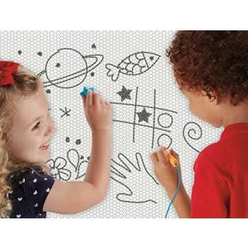 Fisher-Price Doodle Pro Slim - Blue, portable magnetic drawing tablet for mess-free art play for preschool kids ages 3 and up