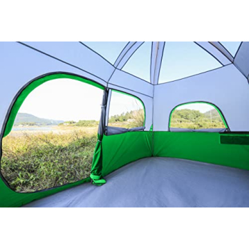CAMPROS 6-Person Waterproof Camping Tent for Families