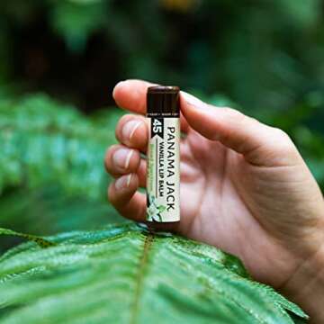 Panama Jack Sunscreen Lip Balm - SPF 45, Flavor Pack, Broad Spectrum UVA-UVB Sunscreen Protection, Prevents & Soothes Dry, Chapped Lips (Dreamsicle/Vanilla)