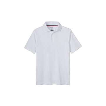 French Toast Boys Short Sleeve Moisture Wicking Stretch Sport Shirt, School Uniforms for Kids and Te...