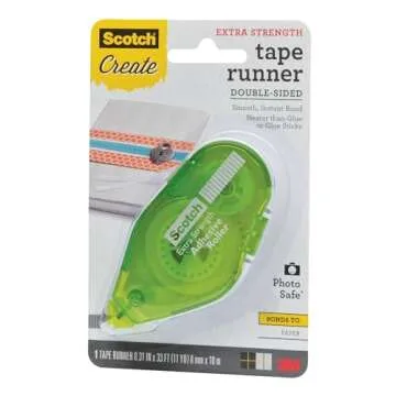 Scotch Tape Runner Extra Strength – Smooth Crafting Solution 11yd