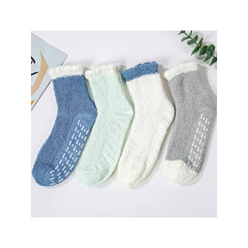 Century Star Anti Slip Cozy Soft Socks for Women Multi-Color
