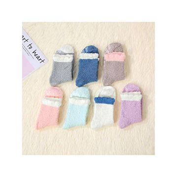 Century Star Anti Slip Cozy Soft Socks for Women Multi-Color