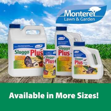Monterey Sluggo Plus Organic Snail & Slug Killer 2.5lbs
