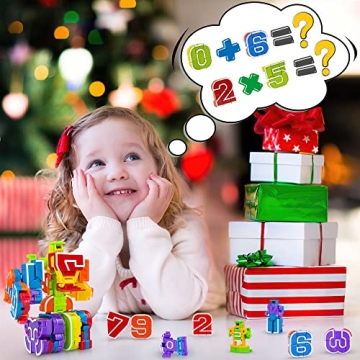 Lydaz Number Bots: Educational Robot Toys for 2-8 Year Olds