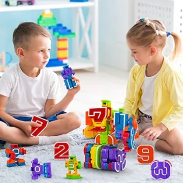 Lydaz Number Bots: Educational Robot Toys for 2-8 Year Olds