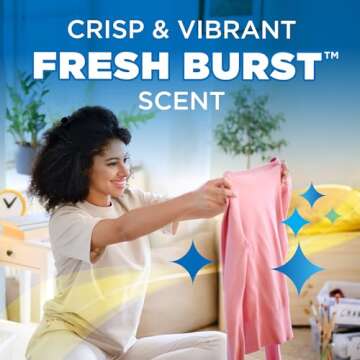 Arm & Hammer Odor Blaster In-Wash Scent Booster - Fresh Burst, 24 oz, Pack of 4