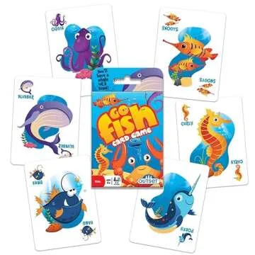 Outset Media Go Fish Card Game for 2 to 4 Players