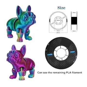 Kingroon Silk PLA Filament for 3D Printing - Triple Color
