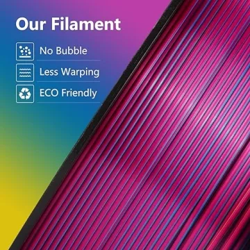Kingroon Silk PLA Filament for 3D Printing - Triple Color