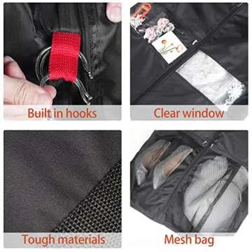 Zilink 72" Wedding Dress Bag with Accessory Pockets